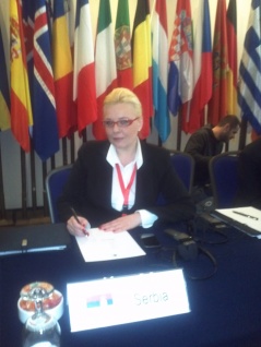11 February 2013 Secretary General Jana Ljubicic at the meeting of Secretaries General of the Parliaments of European Union member states